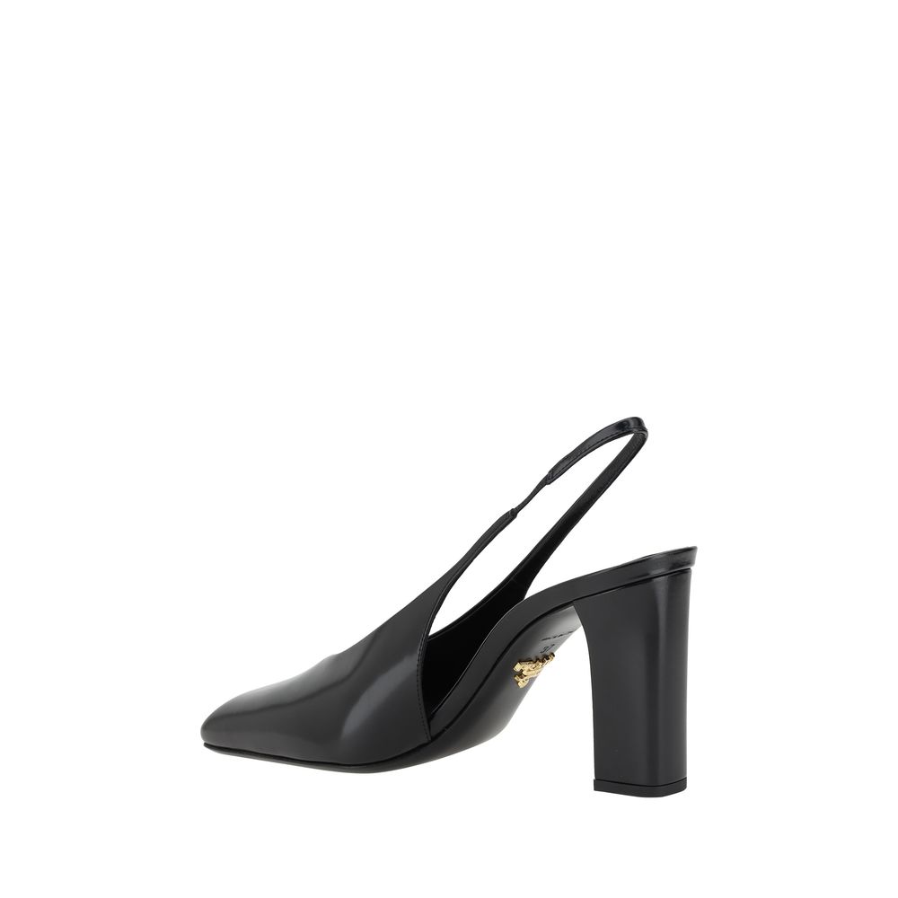 Prada Black Calf Leather Pumps - BrandFit 88