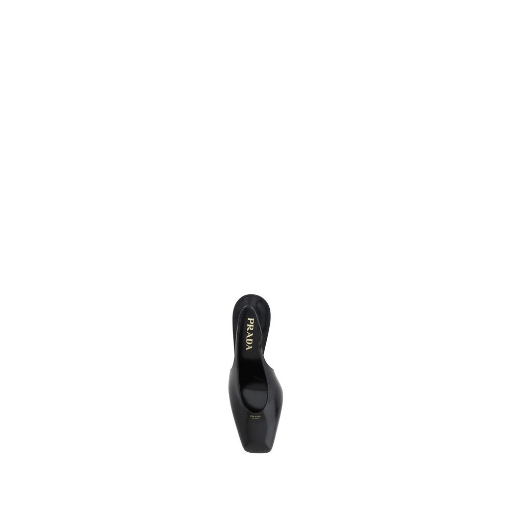 Prada Black Calf Leather Pumps - BrandFit 88