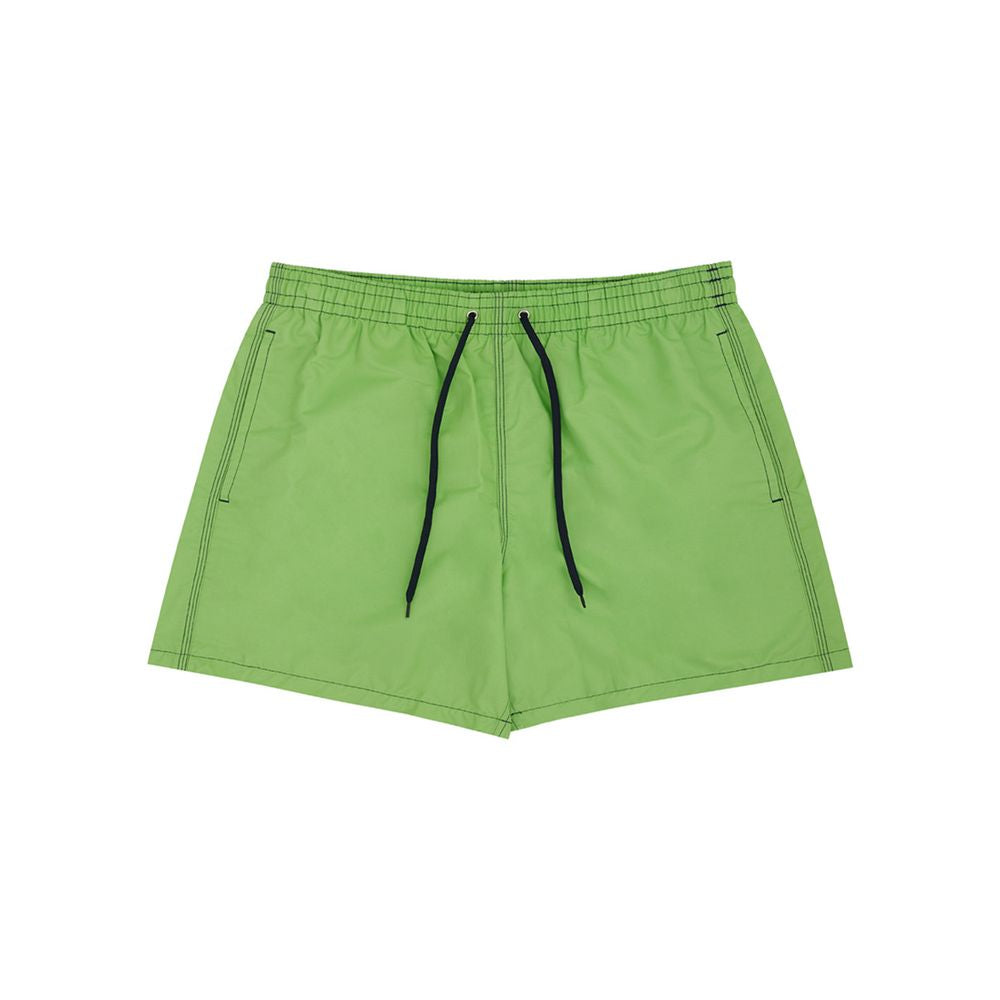 Malo Green Polyester Swim Shorts