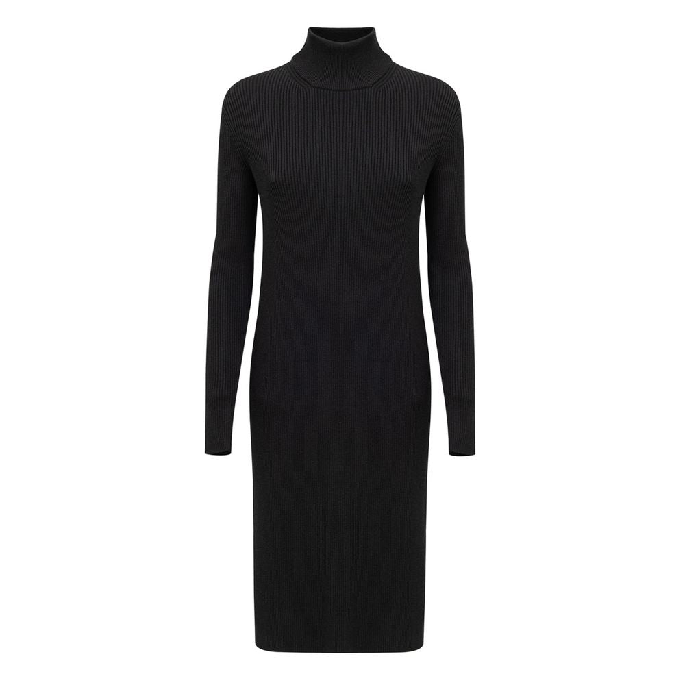 Bottega Veneta Black Wool Long Dress - BrandFit 88