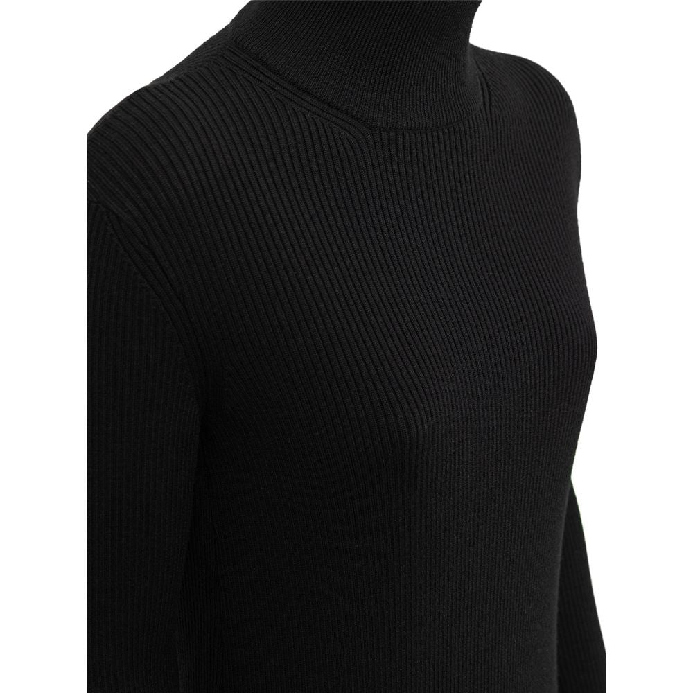 Bottega Veneta Black Wool Long Dress - BrandFit 88