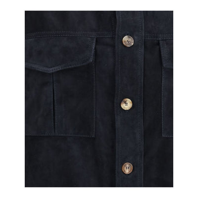 Brunello Cucinelli Suede leather shirt Jacket