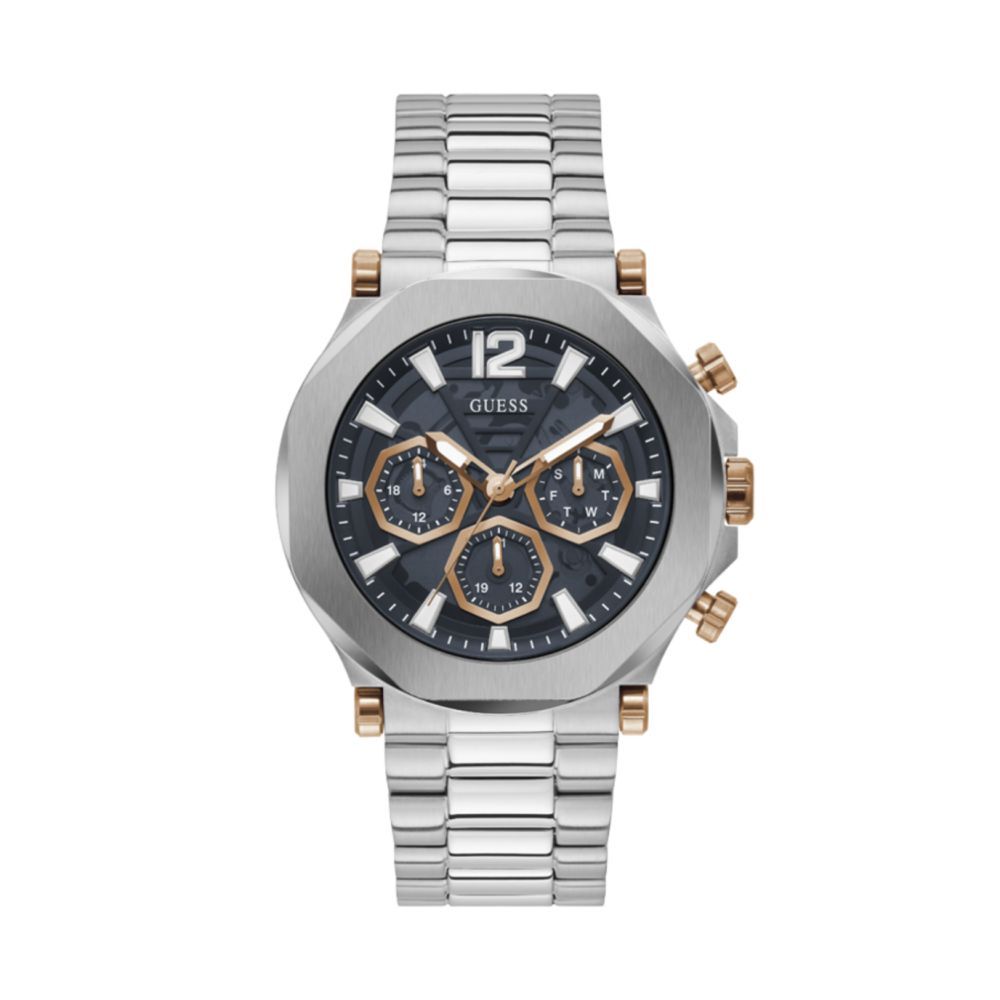 Guess Gray Stainless Steel Dress Watch