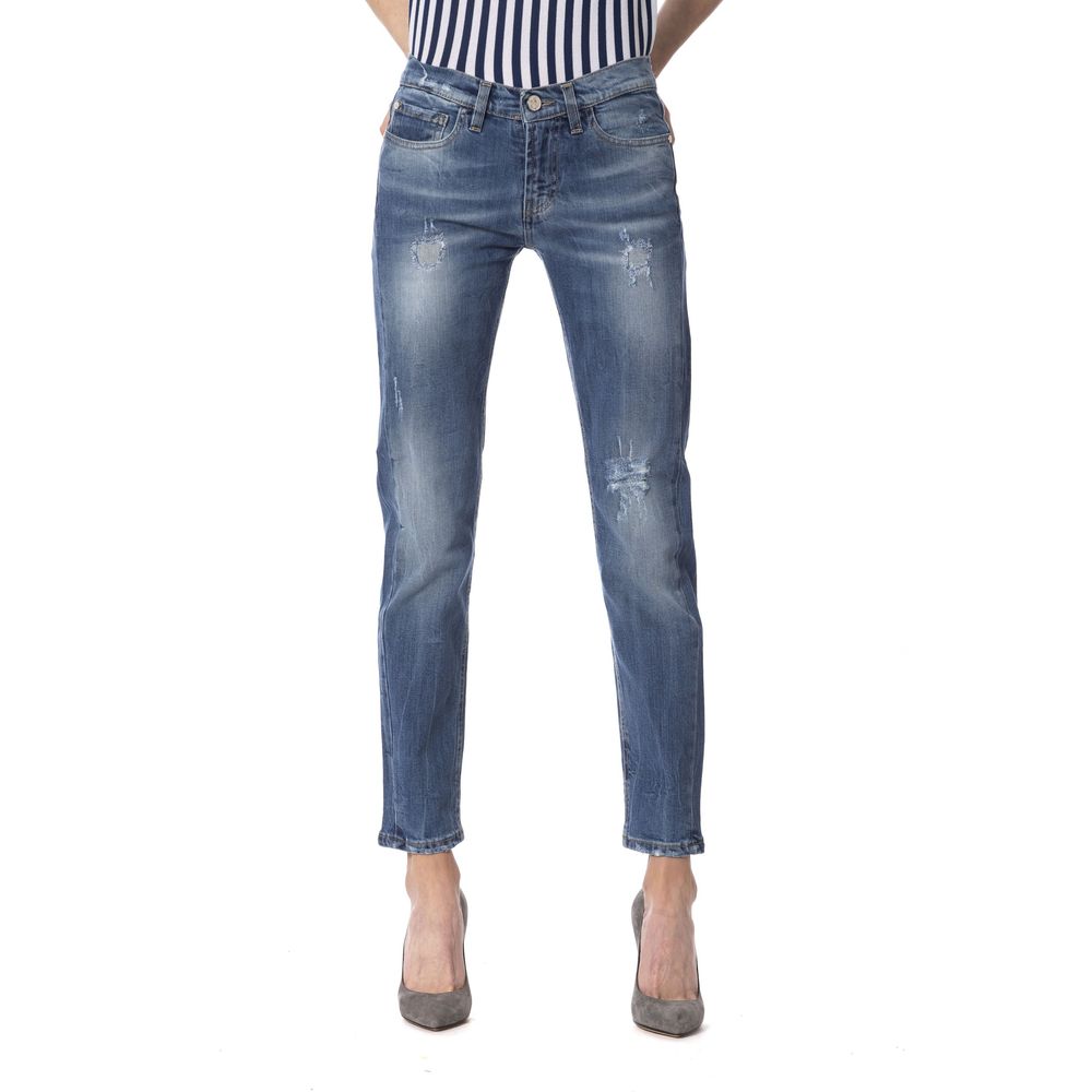 Frankie Morello Blue Other Fibres Women Jeans - BrandFit 88