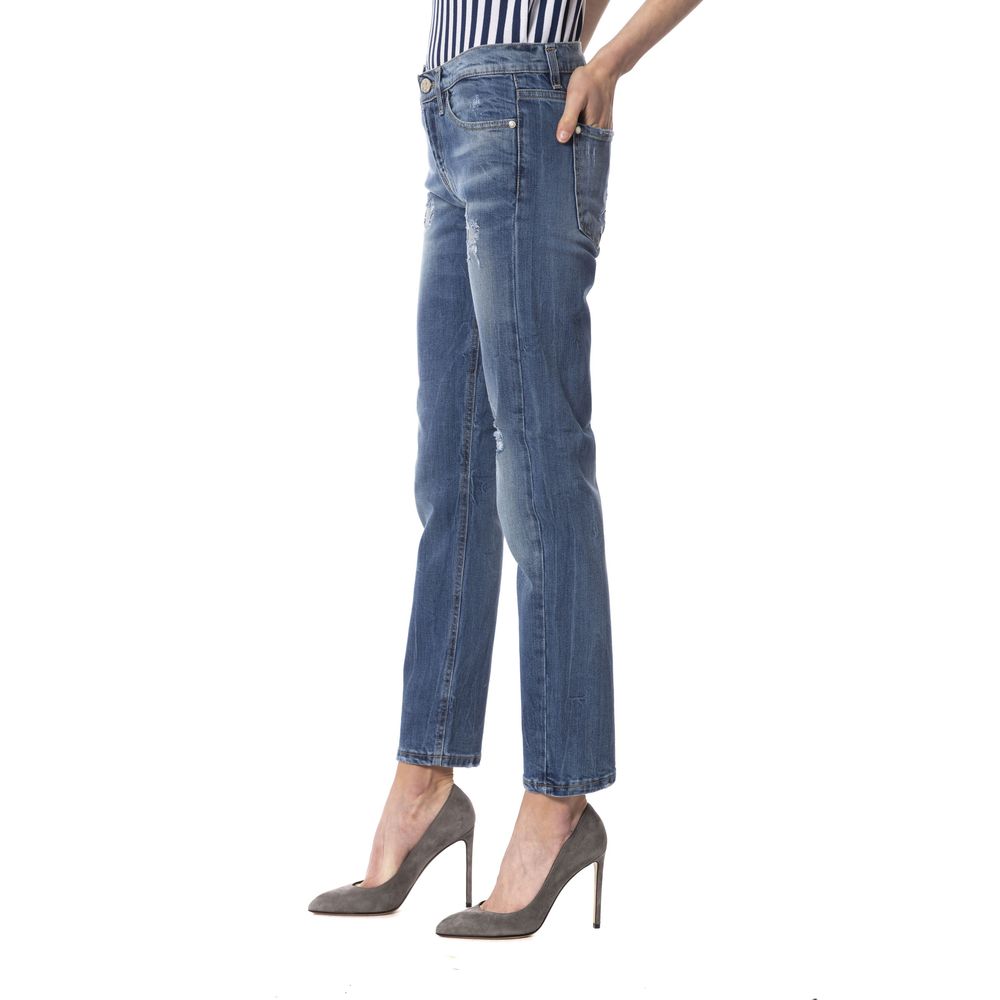 Frankie Morello Blue Other Fibres Women Jeans - BrandFit 88