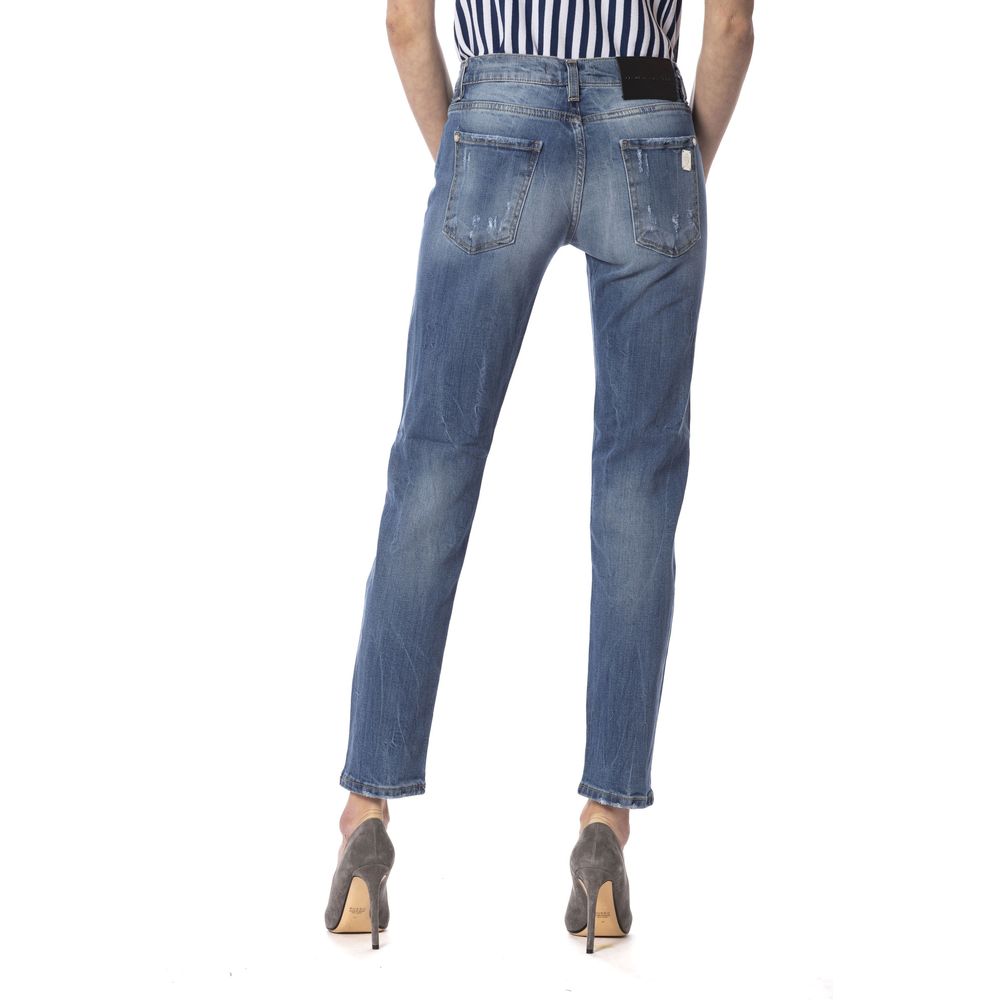 Frankie Morello Blue Other Fibres Women Jeans - BrandFit 88