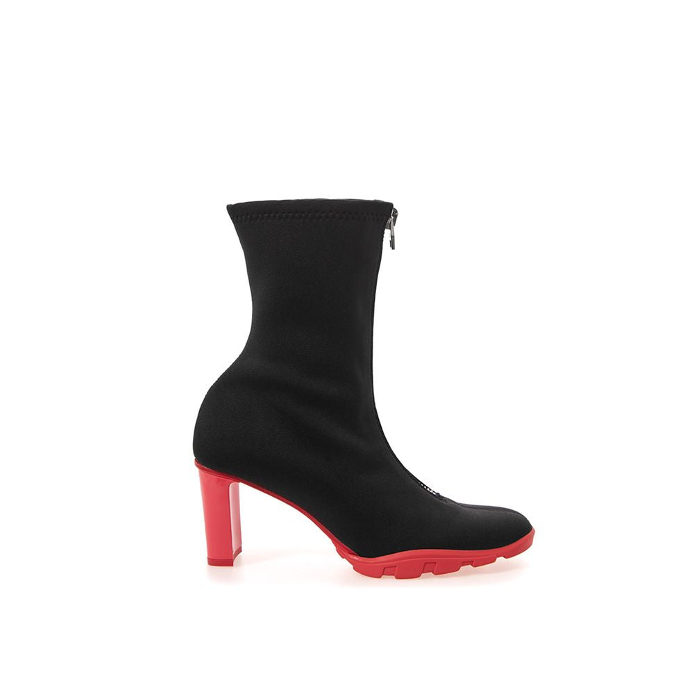 Alexander McQueen Black Neoprene Ankle Boots - BrandFit 88