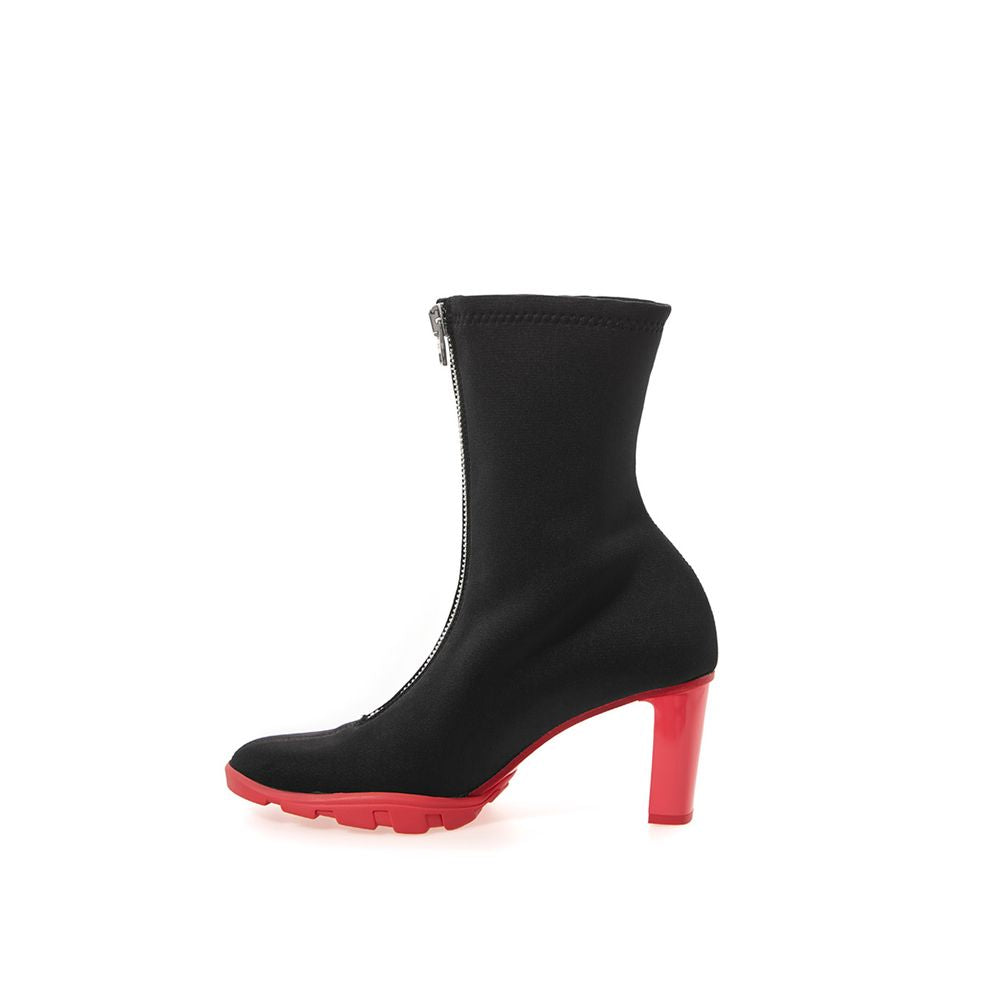 Alexander McQueen Black Neoprene Ankle Boots - BrandFit 88
