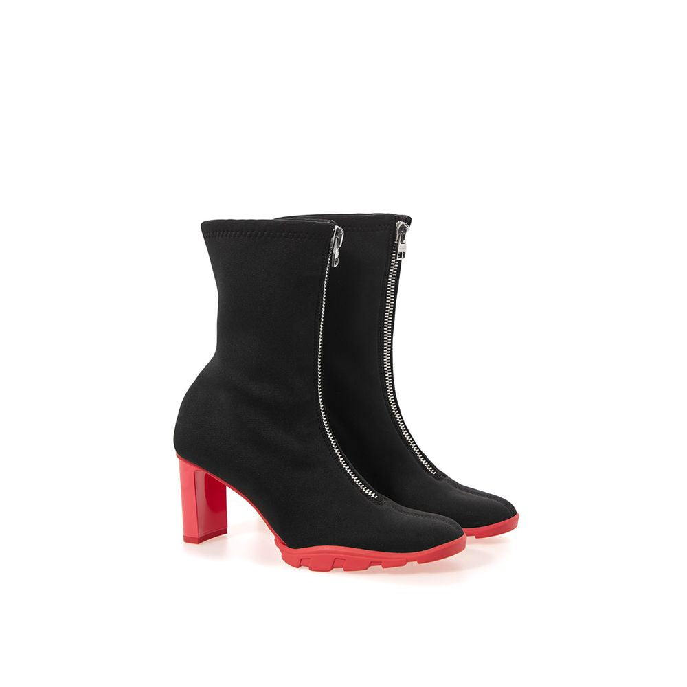 Alexander McQueen Black Neoprene Ankle Boots - BrandFit 88