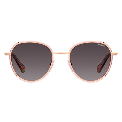 Polaroid Rose Gold Metal Sunglasses