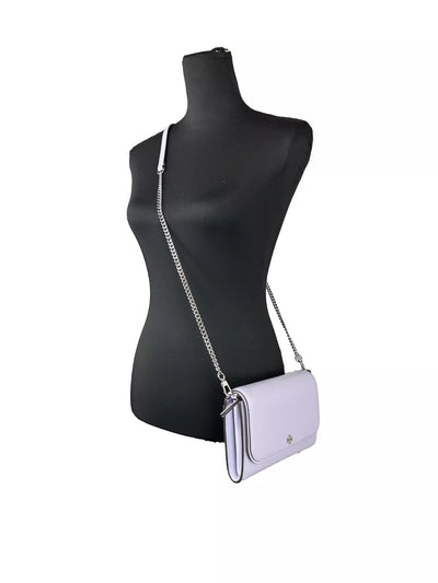 Tory Burch Patent Emerson Patent Chain Wallet Crossbody Bag