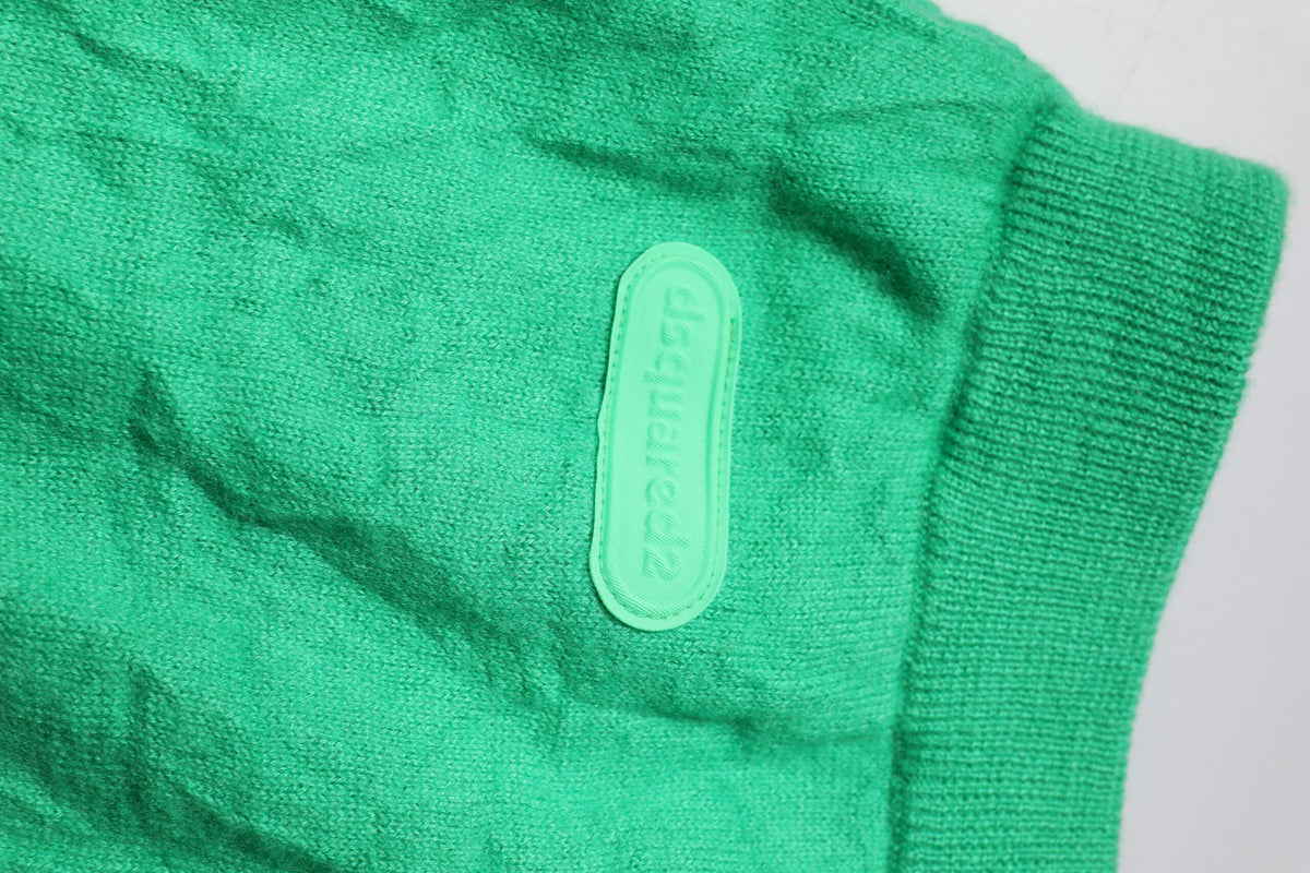 Dsquared² Green Cotton Elastic Waist Men Casual Pants - BrandFit 88