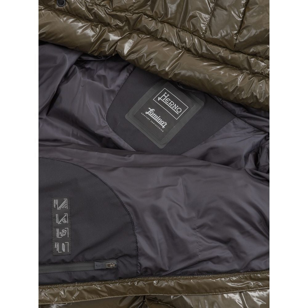 Herno Green Polyamide Parka
