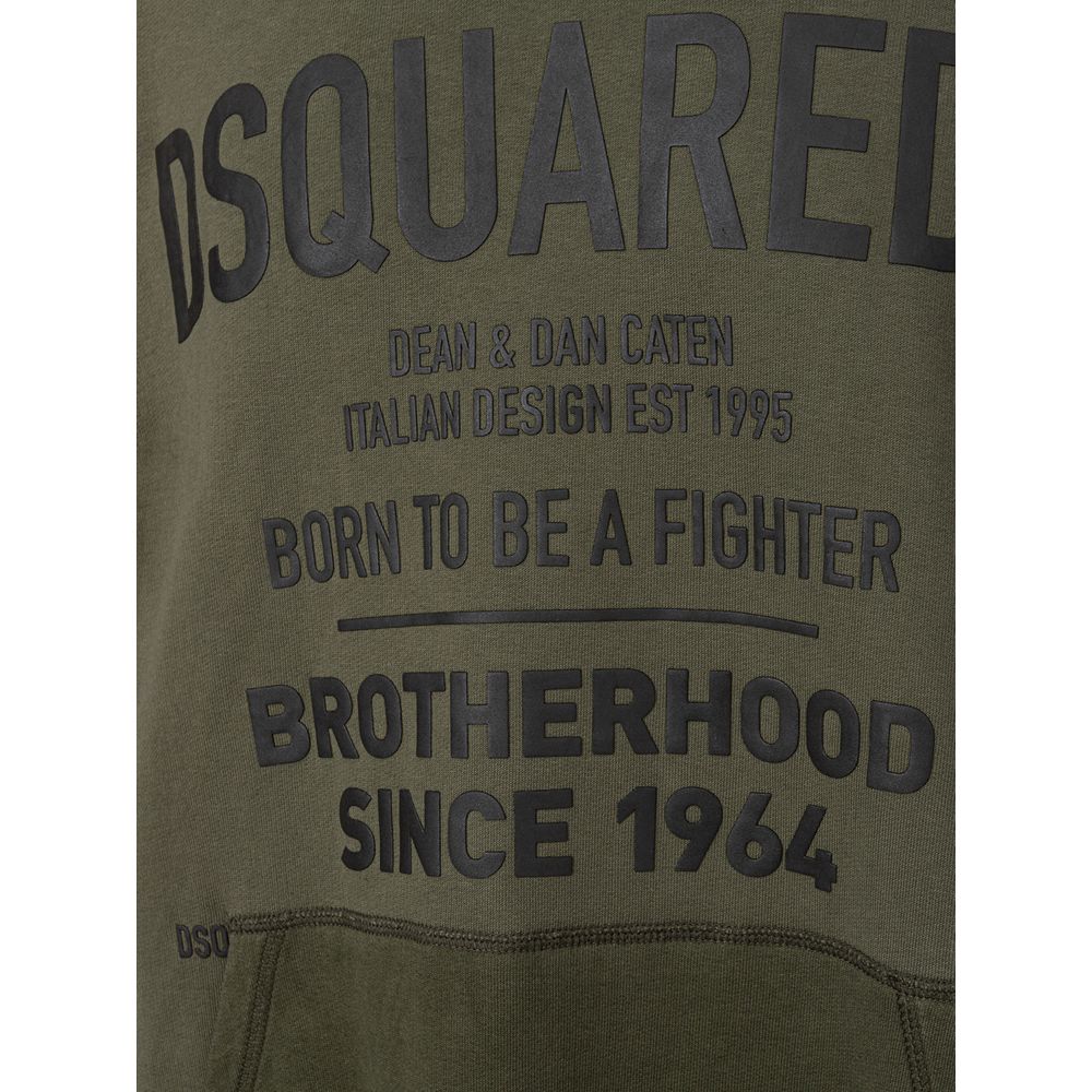 Dsquared² Green Cotton Sweatshirt - BrandFit 88