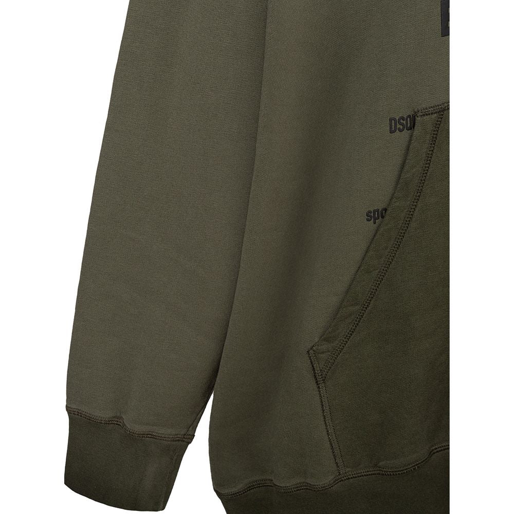 Dsquared² Green Cotton Sweatshirt - BrandFit 88