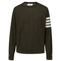 Thom Browne Green Wool Sweatshirt - BrandFit 88