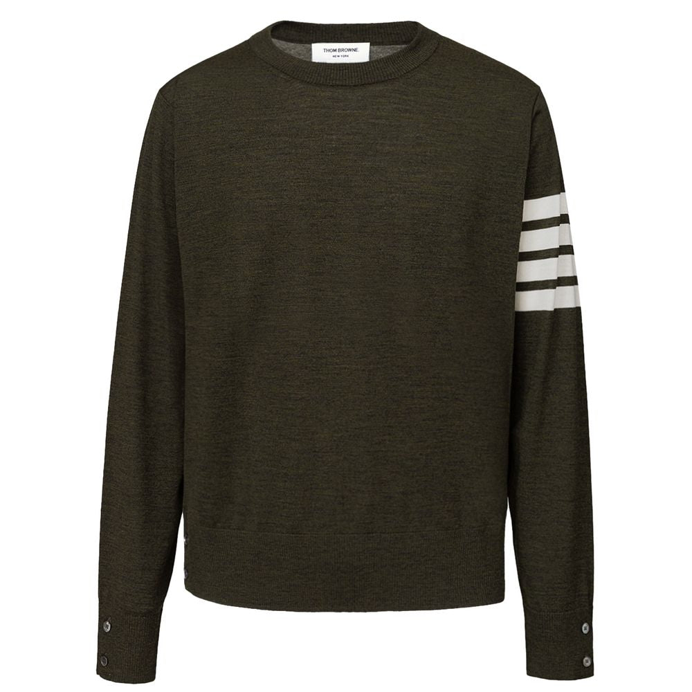Thom Browne Green Wool Sweatshirt - BrandFit 88