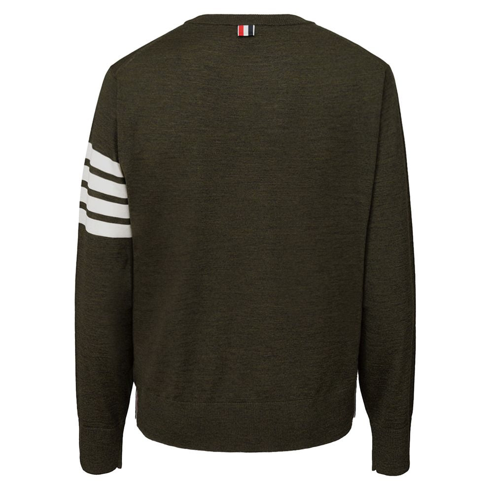 Thom Browne Green Wool Sweatshirt - BrandFit 88