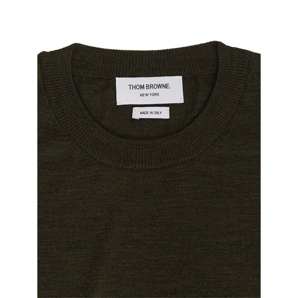Thom Browne Green Wool Sweatshirt - BrandFit 88