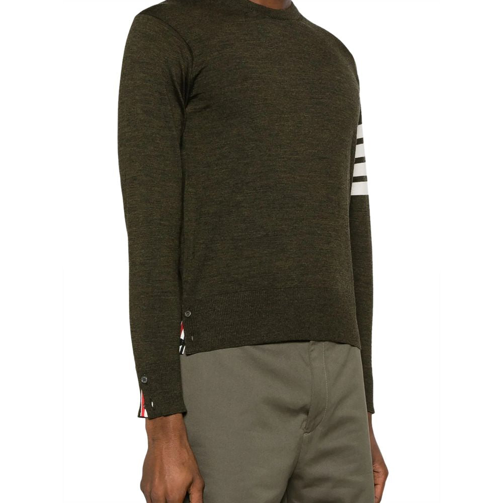 Thom Browne Green Wool Sweatshirt - BrandFit 88