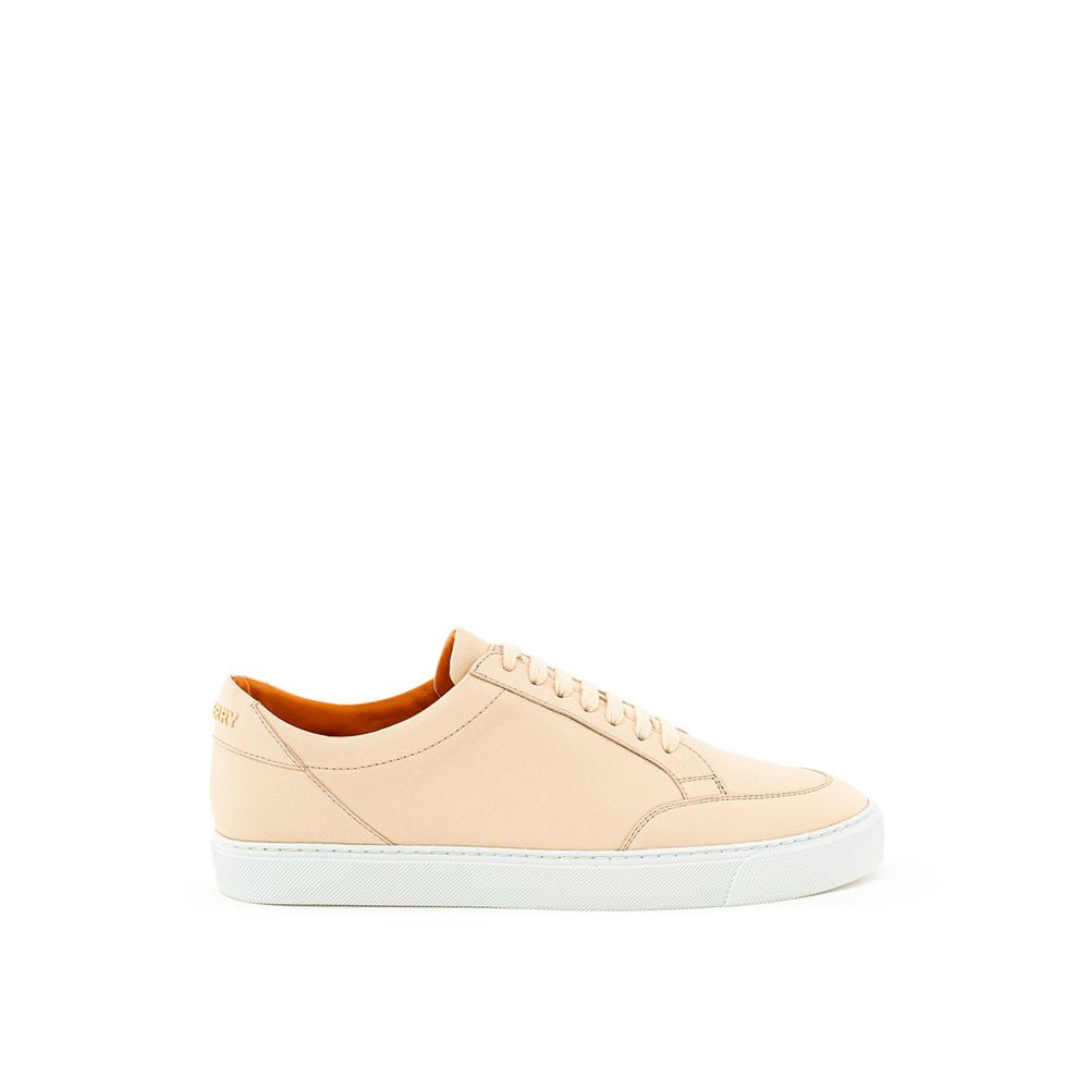 Burberry Pink Leather Low Top Sneakers - BrandFit 88