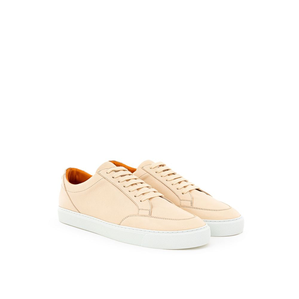 Burberry Pink Leather Low Top Sneakers - BrandFit 88