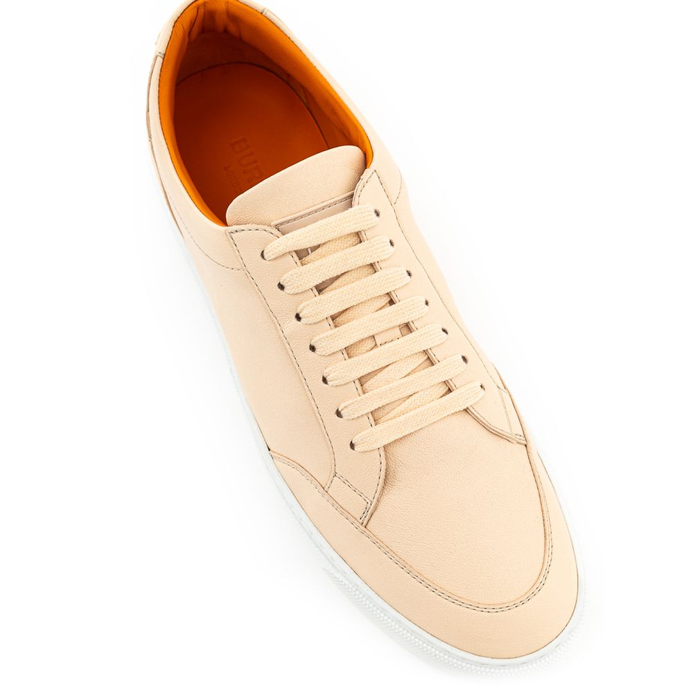 Burberry Pink Leather Low Top Sneakers - BrandFit 88
