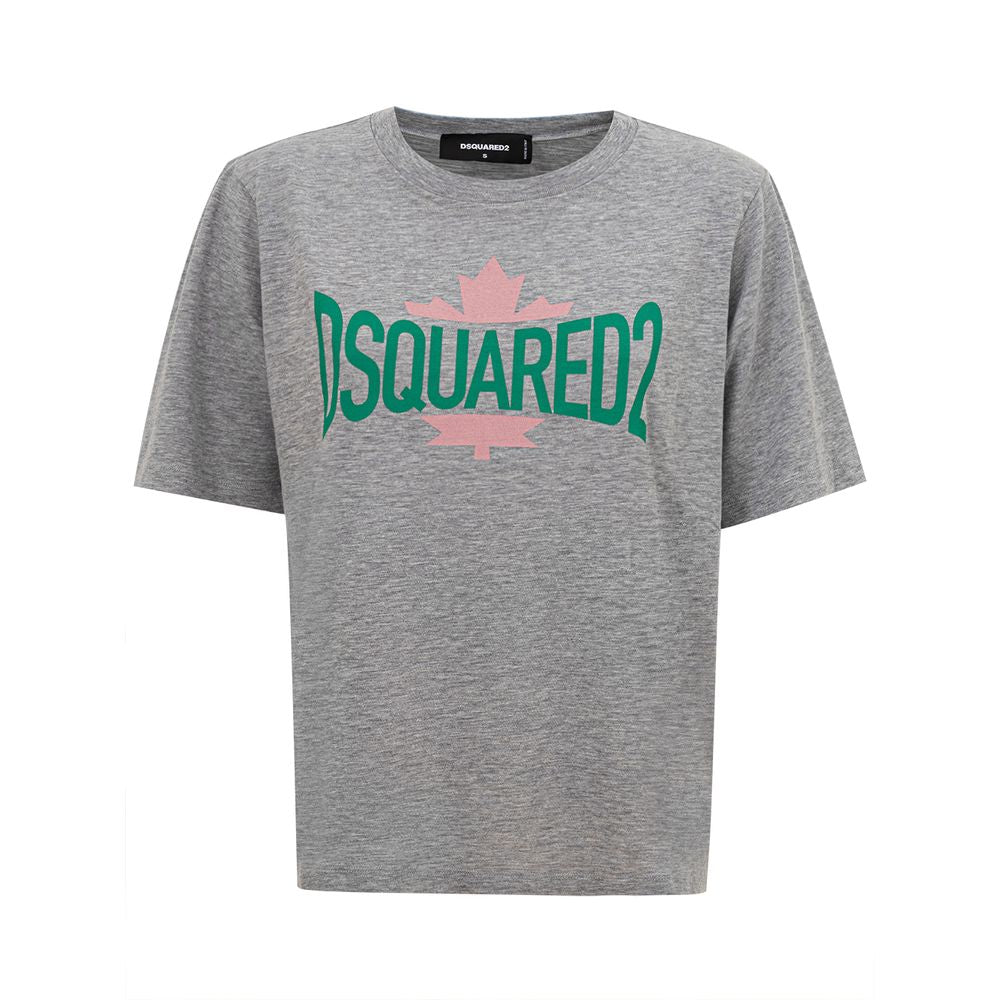 Dsquared² Gray Cotton T-Shirt