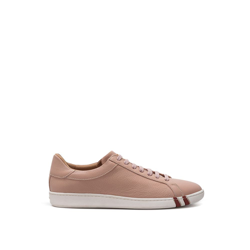 Bally Pink Leather Low Top Sneakers - BrandFit 88
