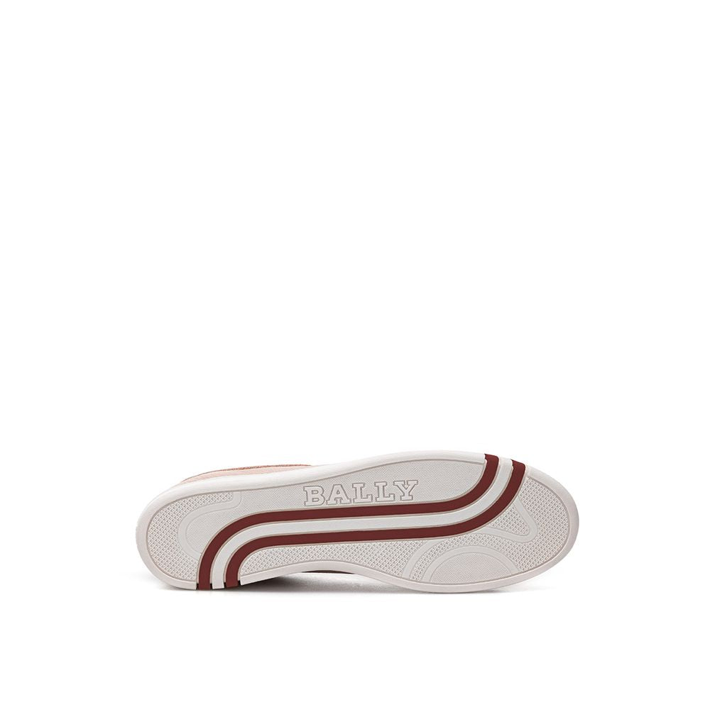 Bally Pink Leather Low Top Sneakers - BrandFit 88
