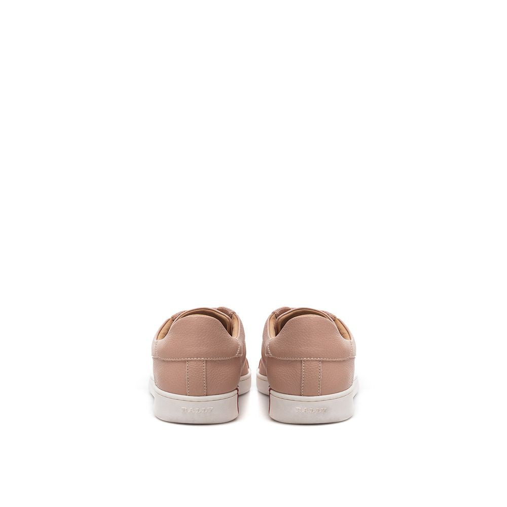 Bally Pink Leather Low Top Sneakers - BrandFit 88