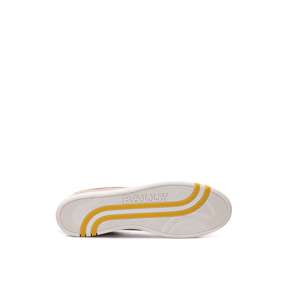 Bally Pink Fabric And Leather Low Top Sneakers - BrandFit 88