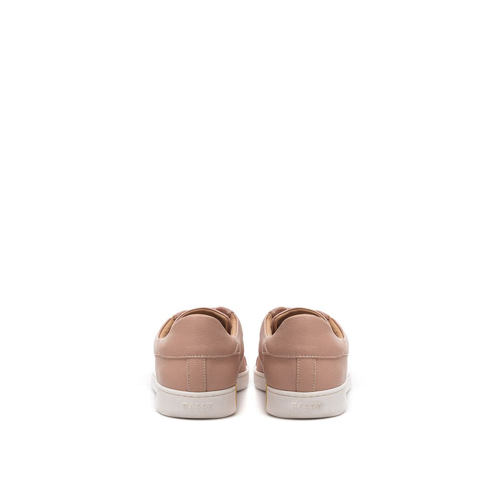 Bally Pink Fabric And Leather Low Top Sneakers - BrandFit 88