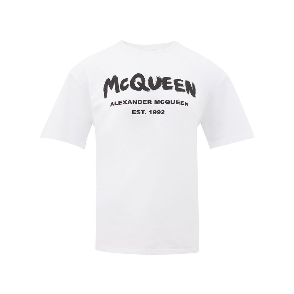 Alexander McQueen White Cotton T-Shirt - BrandFit 88