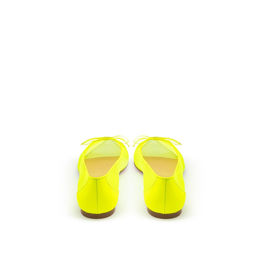 Christian Louboutin Yellow Mesh Ballet Flats - BrandFit 88