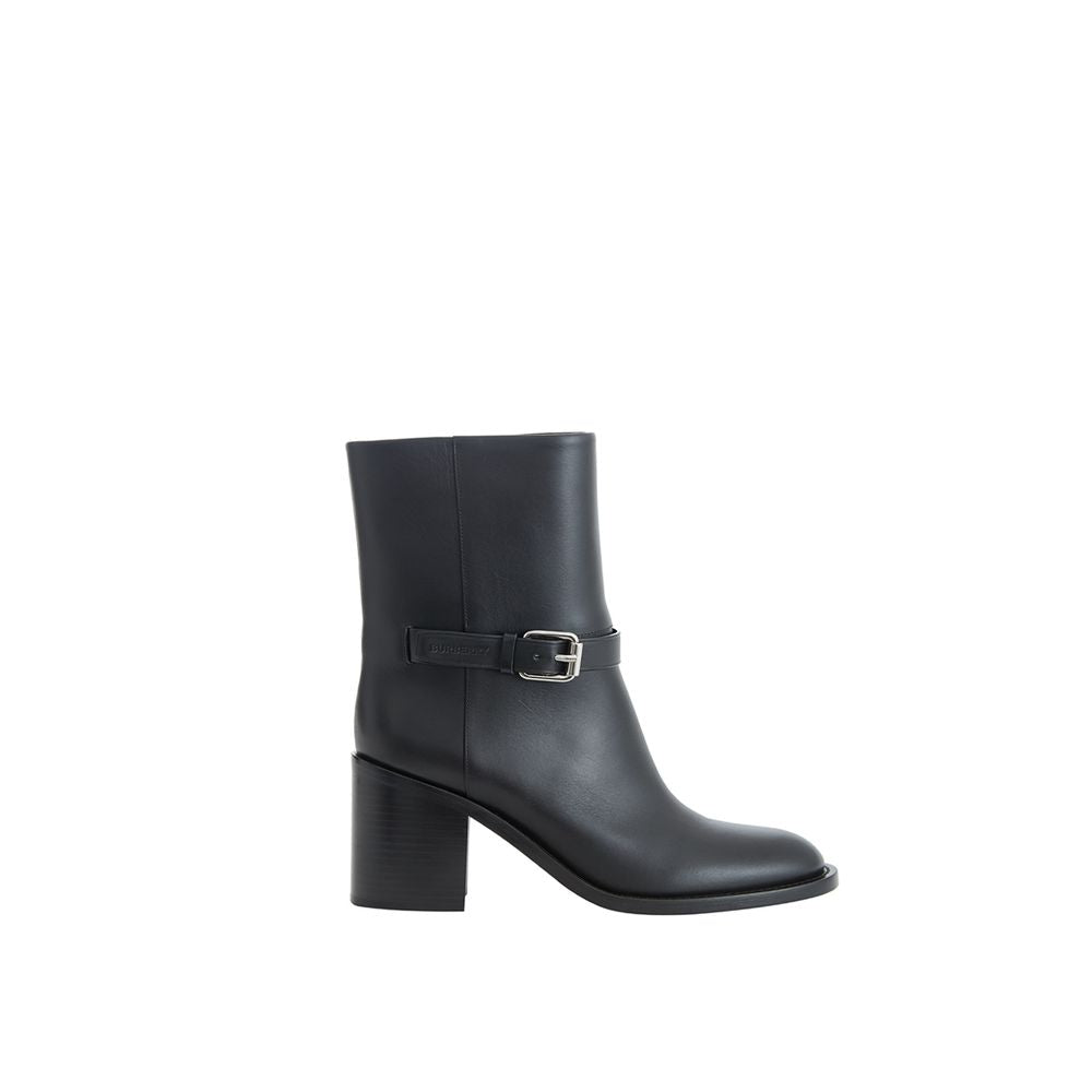 Burberry Black Leather Ankle Boots - BrandFit 88