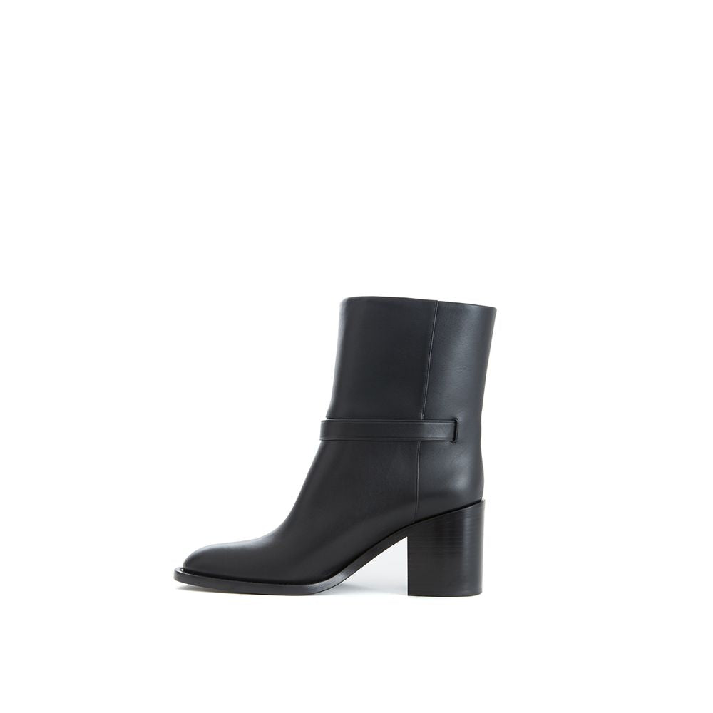 Burberry Black Leather Ankle Boots - BrandFit 88