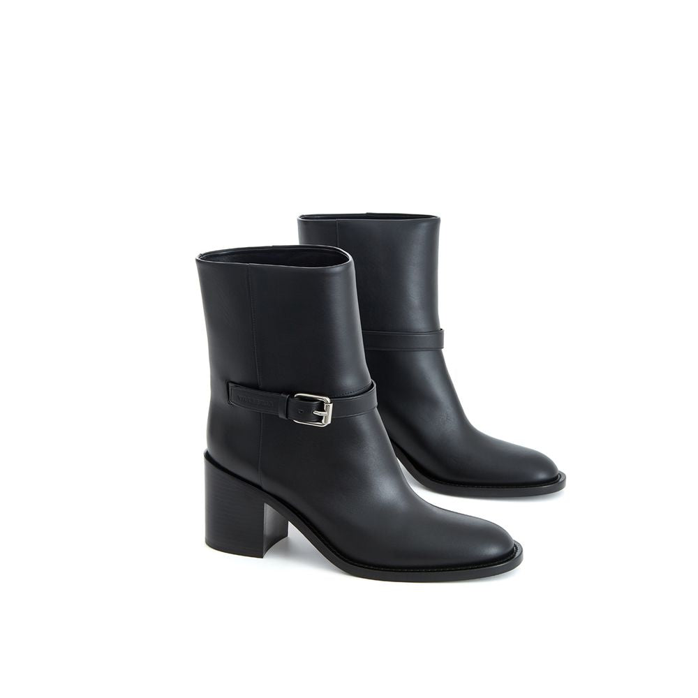 Burberry Black Leather Ankle Boots - BrandFit 88