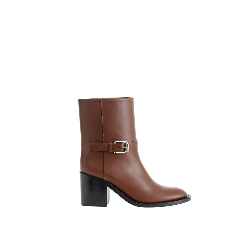 Burberry Brown Leather Ankle Boots - BrandFit 88