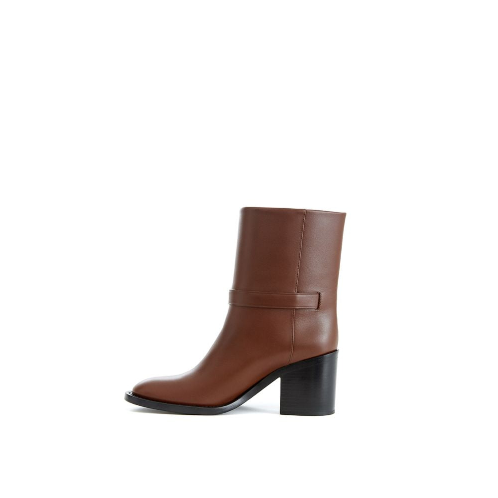Burberry Brown Leather Ankle Boots - BrandFit 88
