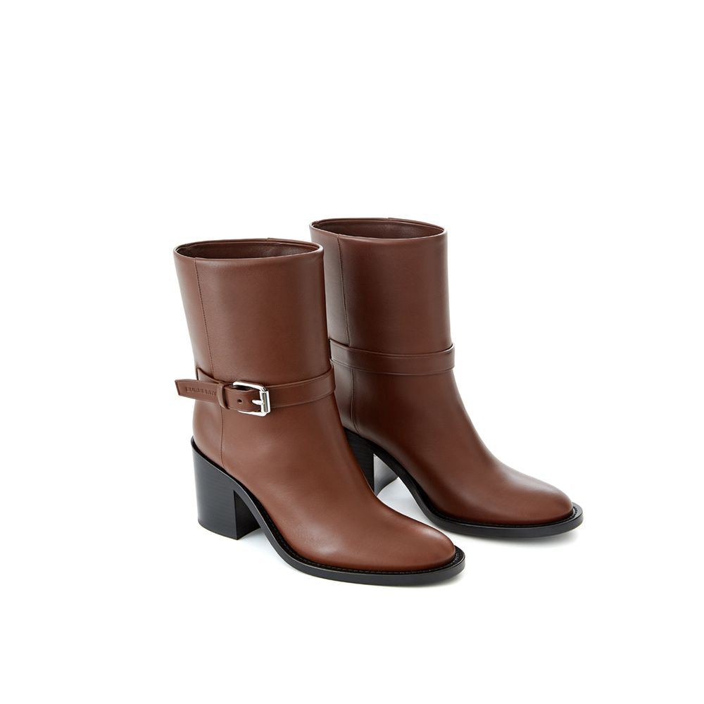 Burberry Brown Leather Ankle Boots - BrandFit 88
