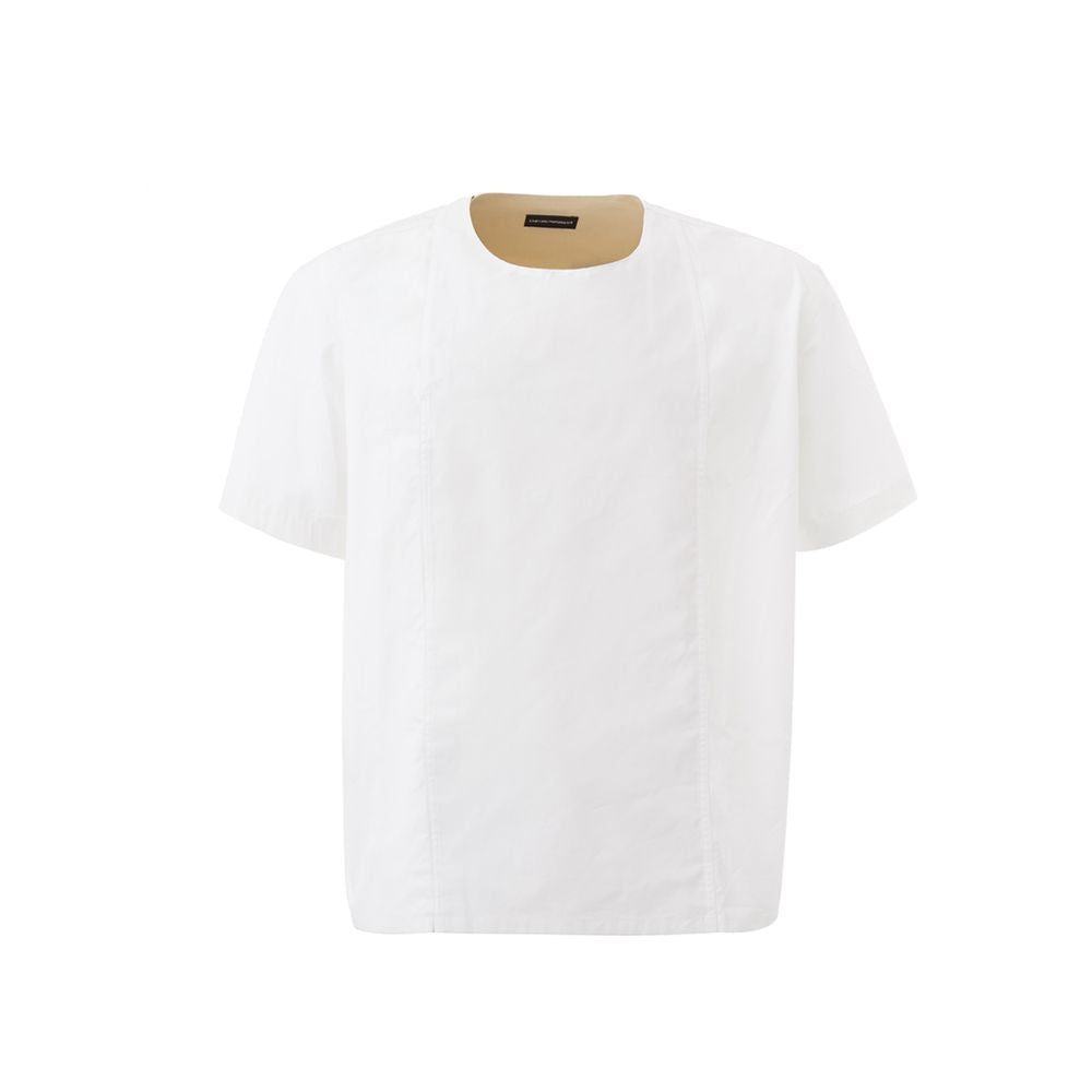 Emporio Armani White Cotton T-Shirt - BrandFit 88