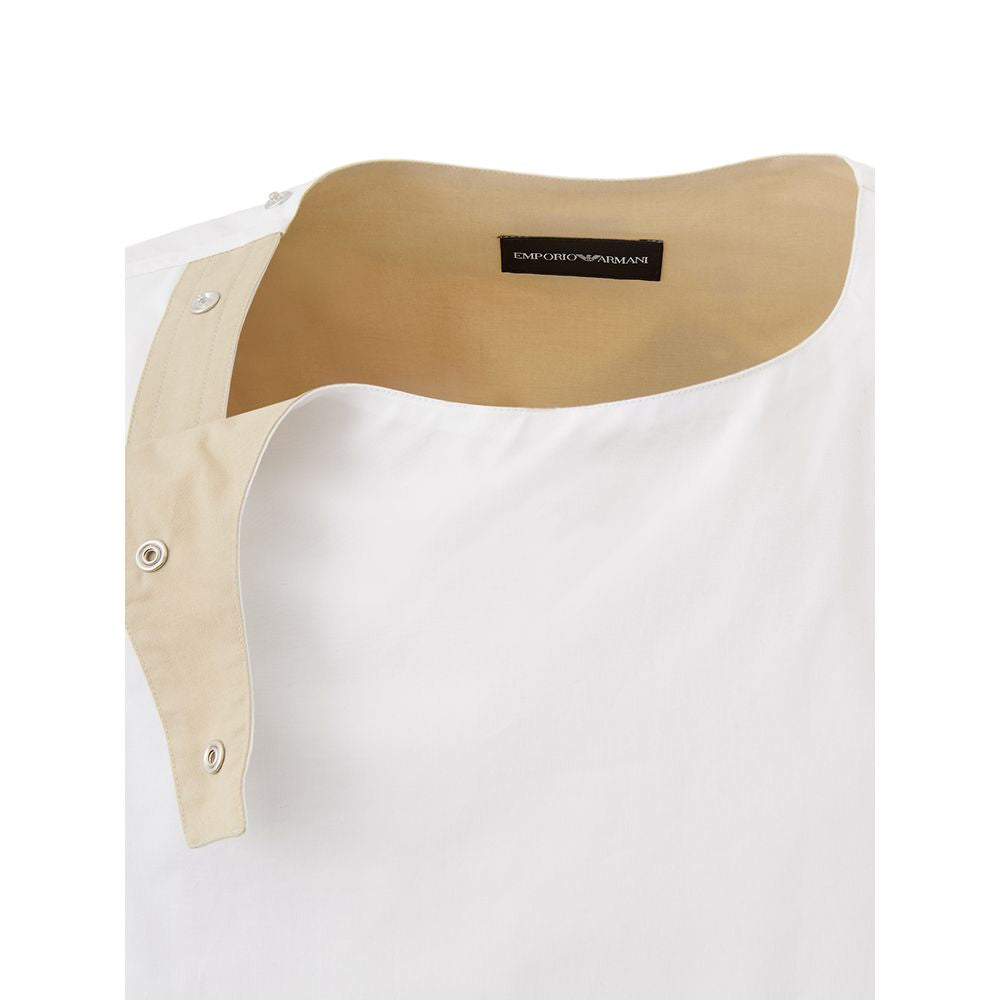 Emporio Armani White Cotton T-Shirt - BrandFit 88