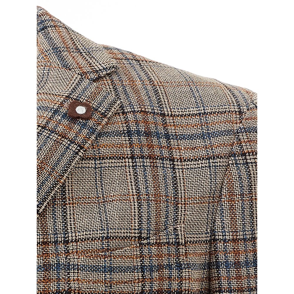 Lardini Multicolor Linen Blazer
