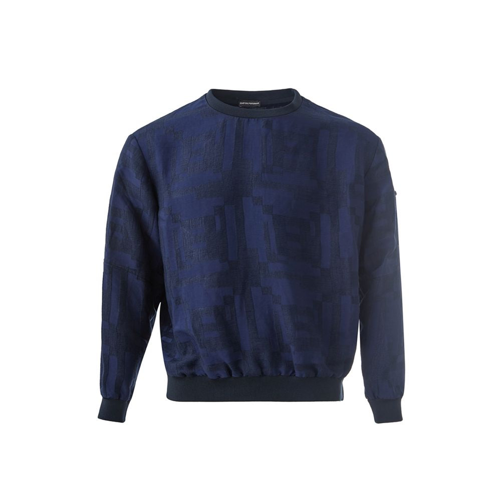 Emporio Armani Blue Linen T-Shirt - BrandFit 88