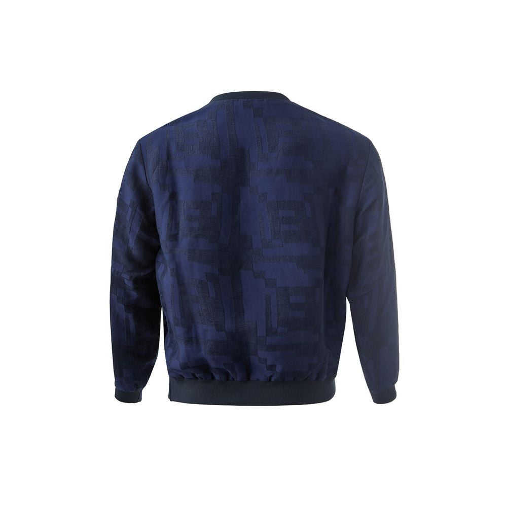 Emporio Armani Blue Linen T-Shirt - BrandFit 88
