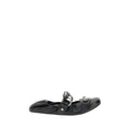 Balenciaga Black Calf Leather Bos Taurus Ballet Flats