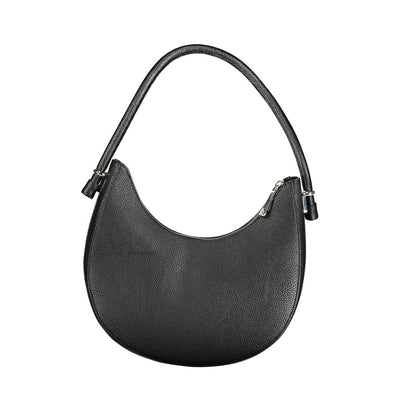 Tommy Hilfiger Black Polyurethane Women Handbag