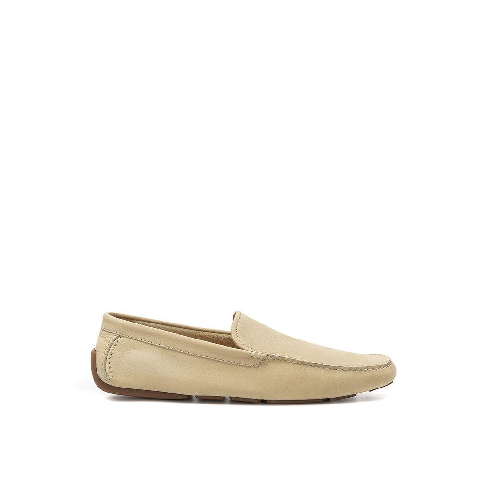 Bally Beige Leather Moccassin - BrandFit 88