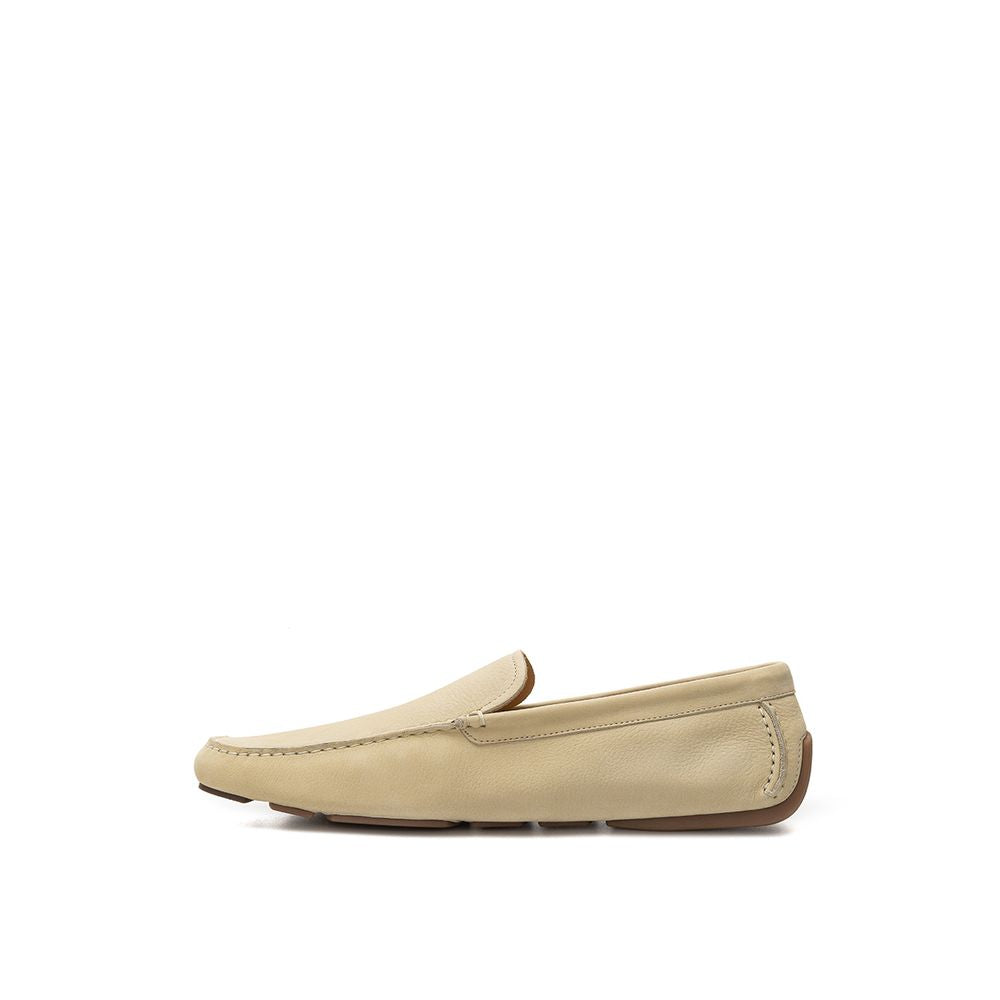 Bally Beige Leather Moccassin - BrandFit 88